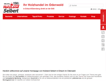 Tablet Screenshot of holzland-seibert.de
